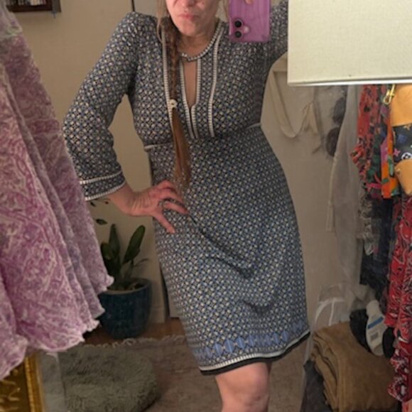 Max Studio Geometric Print Midi Dress, Sz M, NWT, $98 - Picture 2 of 10